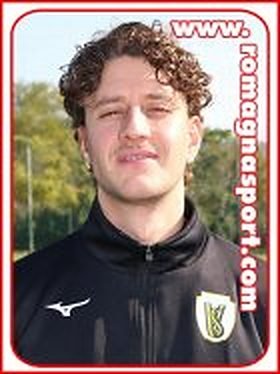 Nicola Lamesta, attaccante del Vallesavio: suo il gol del 75' contro il Cervia United U21. Foto della stagione 2025/26.